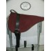 MAROON NATURAL HORSEMAN BAREBACK PAD