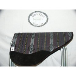 Purple Aztec Saddle Pad