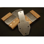 3" Leather Covered Blevins Buckle 