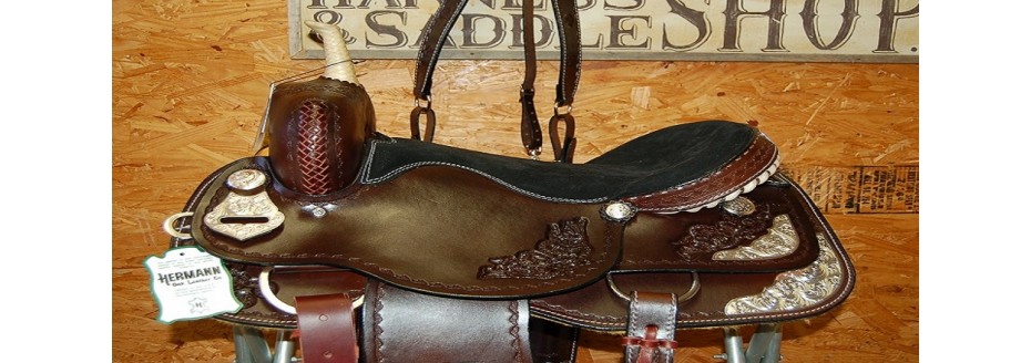 <h1>EACH SADDLE IS ONE OF A KIND<h1><p><a href='index.php?route=product/category&path=72>OPTIONS</a>