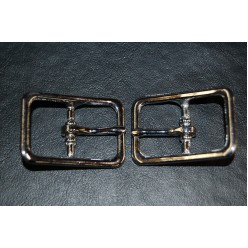 Chrome Over Brass Buckle - 1"