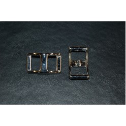 Chrome Over Brass Conway Buckle - 5/8"