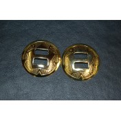 Solid Brass Conchas - 1 1/2"