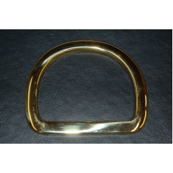 Solid Brass Dee - 2"