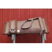 Brown Cordura Saddle Pad Set