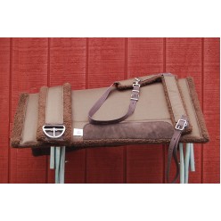 Brown Cordura Saddle Pad Set