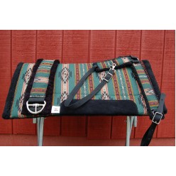 Woodland Green Aztec Saddle Pad Set