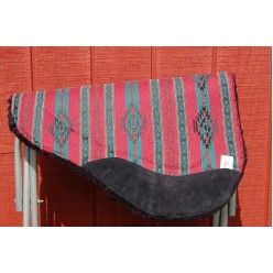 Red Aztec Saddle Pad