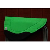 Neon Green Barrel Saddle Pad