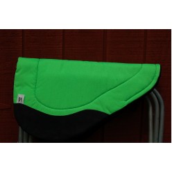 Neon Green Barrel Saddle Pad