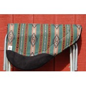 Green Aztec Saddle Pad