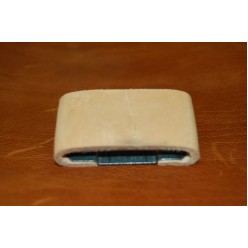 2.5" Leather Covered Blevins Buckle Slide