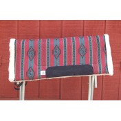 Red Aztec Saddle Pad