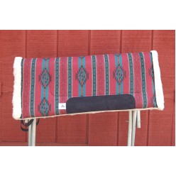 Red Aztec Saddle Pad