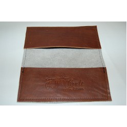 Cowhide Checkbook Cover