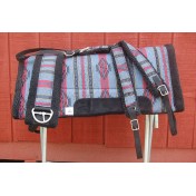 Denim Blue Saddle Pad Set