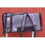 Aztec Purple Saddle Pad Set