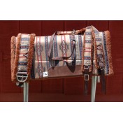 Pottery Brown Saddle Pad Set