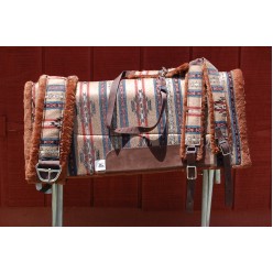 Pottery Brown Saddle Pad Set