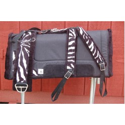 Zebra Saddle Pad Set