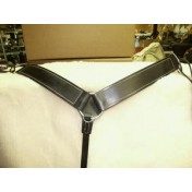 2" WIDE BLACK BREAST COLLAR STRAP